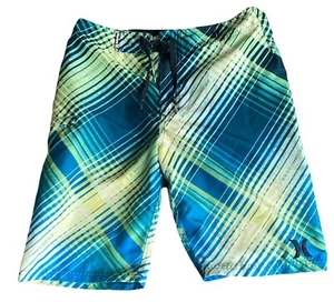 Hurley Boys Board Shorts Swim Trunks Size 18/29 Multicolor Surf Swim Beach - Picture 1 of 2