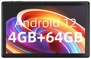 SGIN 10.1" WIFI Tablet Android 12 4GB RAM 64GB ROM Quad-Core 1.6GHZ Camera - Picture 1 of 8