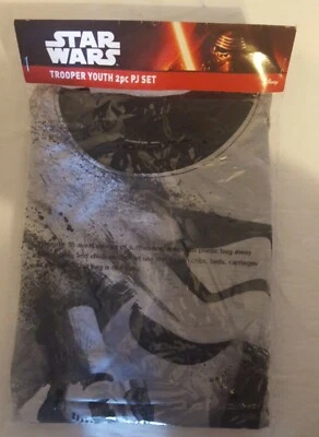 Star Wars Trooper - Juego de 2 piezas de manga larga - Blanco/Gris - Talla S (5/6) - Nuevo Foto 1 de 2