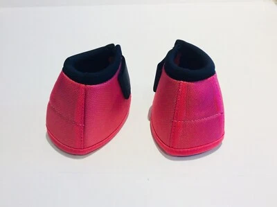 HORSE OVERREACH БЕЗ ПОВОРОТА BELL БОТИНКИ ЛЕГКО ВКЛ/ВЫКЛ ЗАЩИТА НЕЙЛОНА И ПЕНЫ ЛОСОСЯ XL - Изображение 1 из 2