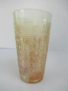 Antique Jain Indian Carnival Glass Tumblers Embroidered Panels With Rose "F023 - Picture 1 of 6
