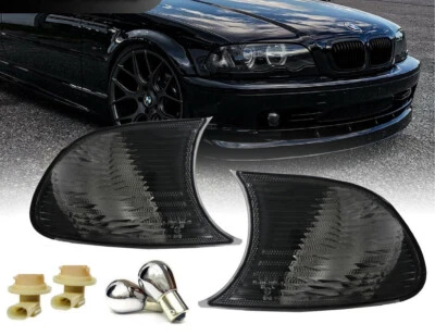 Frecce Anteriori SMOKE Indicatori BMW Serie 3 E46 SOLO Coupe Cabrio 1999-2000 - Immagine 1 di 4