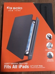 Solo New York Everett Tablet Case for 9.7" and 10.5" iPads - Picture 1 of 7