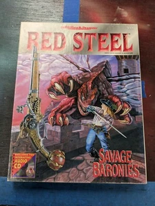 Red Steel Savage Baronies 9500 AD&D TSR - Picture 1 of 3