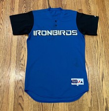 Aberdeen Ironbirds Team Issue Cal Ripken Jr Signed Majestic MILB Baseball Jersey