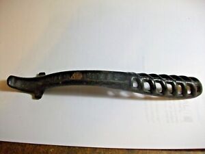 Vtg. Cast Iron Wood Stove Lid Lifter Handle-QUICK MEAL Brand  159 foundry mark