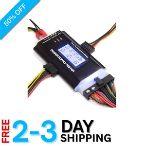 Durable Power Supply Tester for ATX/ITX Systems - LCD Display & Safety Features - Afbeelding 1 van 10