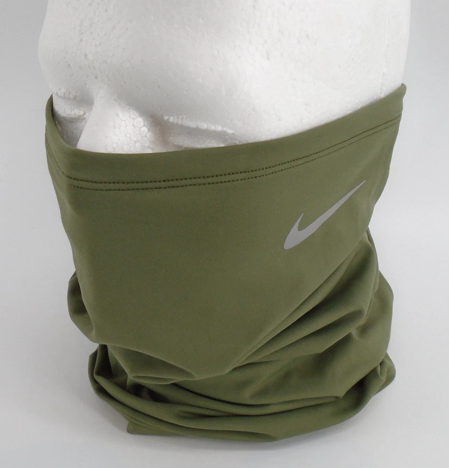 Nike Therma-FIT envoltório de pescoço de corrida futebol adulto cinza/prata - Imagem 1 de 4