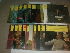 Hebert Von Karajan Duetsche DGG Classical 20pc LP LOT Symphony Orchestra Mozart - Picture 1 of 23