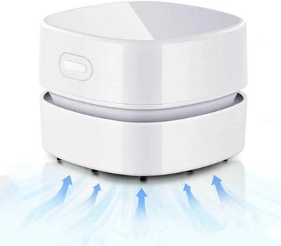 Desktop Vacuum Cleaner, USB Rechargeable Table Dust Sweeper, 90 Minutes Runtime, - Image 1 of 4