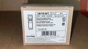 Leviton LB115-AFT 15A 1 pôle AFCI disjoncteur branche, thermique - LOT DE 5