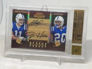 2007 contenders D. C. Antony Gonzalez Dante Hughes /25 AUTO  RC BGS 9.5/10 POP 4 - Foto 1 di 15