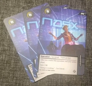 3x IPO Netrunner Promo Cards - Playset (NISEI, null signal, alt art) - Picture 1 of 2