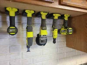 Ryobi One+ 18V Tool Holder Mount Bracket - 4 Pack - Picture 1 of 6