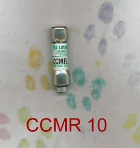 LITTELFUSE CCMR 10 FUSIBILE 600 VOLT 10 AMP CCMR10 - Foto 1 di 2