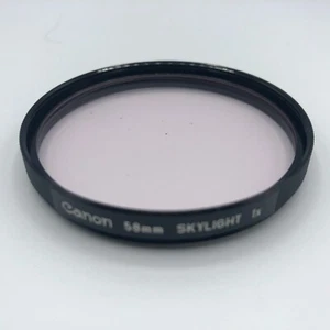 CANON 58mm Skylight 1x Filter , Genuine , Japan - Picture 1 of 2
