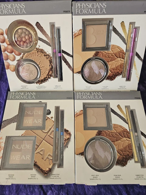 Physicians Formula 4 Piece Bronzer Shimmer Strips Eyeliner Gift Box Set Choice - Image 1 of 1