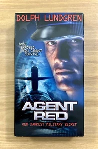 VHS ~ Agent Red ~ Color ~ FS ~ R ~ 94 Mins. ~ 2000 ~ !L🔴🔴K! - Picture 1 of 10