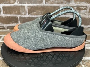 Mahabis Classic Slippers Gray Wool Slip On Cozy Comfort EU39 Women’s Size 8 - Picture 1 of 8