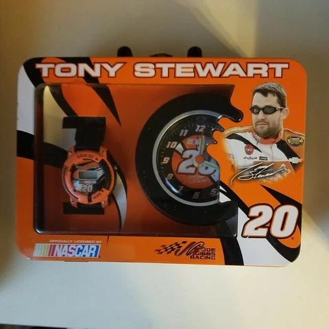 Tony Stewart Watch Clock Set Home Depot Joe Gibbs Racing Cover