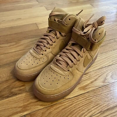 🔥Zapatillas Nike AF 1 High LV8 3 Wheat GS Talla 6.5Y CK0262 700 Foto 1 de 4