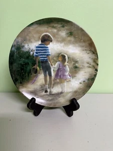 Donald Zolan Sammlerschild ""Country Walk"" Kinderfreundschaft 1989 #4852A - Bild 1 von 3