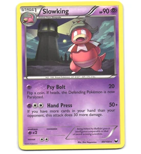 Pokemon 2012 Light Play Slowking 49/108 Dark Explorers Rare Card - Picture 1 of 1