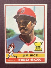 Jim Rice VINTAGE EXCELLENT 1976 Topps All-Star Rookie #340 Boston Red Sox HOF