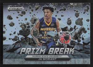2023 Panini Prizm Draft Picks #16 Ja Morant Prizm Break Silver