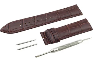 Dr-Brown Genuine Leather Strap/Band fit Frederique Constant Watch Buckle 18-22mm - Picture 1 of 4