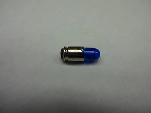 28 VOLT #334 MIDGET GROOVE LAMP FITS MCINTOSH OTHERS ROYAL BLUE - Picture 1 of 6