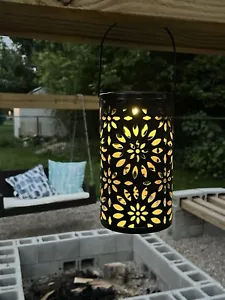 LED Solar Lights Outdoor Garden Waterproof Lamps (Set of 3) Hanging/Freestanding - Picture 1 of 17