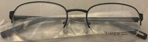 TIMEX 274 NV UNISEX Eyeglasses Frames FULL ROUND RIM 52-19-140 - Picture 1 of 3