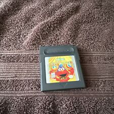 Sesame Street: Elmo's ABCs (Nintendo Game Boy Color, 1998) Authentic Cartridge 
