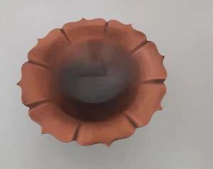 Plato pedestal festoneado vintage Coppercraft Guild coleccionistas - Imagen 1 de 6