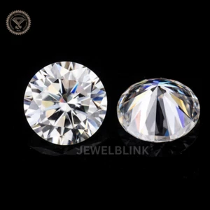 IGI Certified 2 Carat Round Loose CVD Lab Grown Diamond 2 Pieces for Earrings - Picture 1 of 17