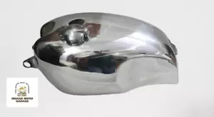 FIT FOR Vincent HRD Alloy Polished Petrol Tank With Knee Pads Indent With Cap - Picture 1 of 7