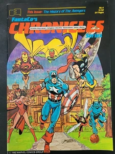 FANTACO'S CHRONICLES SERIES Comics Magazine #4 1982 ORIGINAL GEORGE PEREZ COVER! - Picture 1 of 3