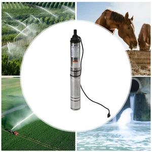 110v Submersible Deep Well Water Pump Stainless Steel Submersible Well Pump - Picture 1 of 12