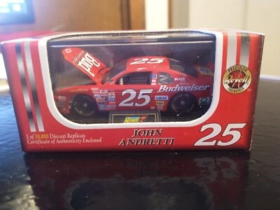 Revell 1/64 Nascar diecast #25 Budweiser Shootout John Andretti con estuche 1998 L/E Foto 1 de 4