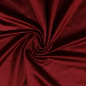 Peluche Velluto Velour Tessuto Stoffa Bordò - Foto 1 di 1