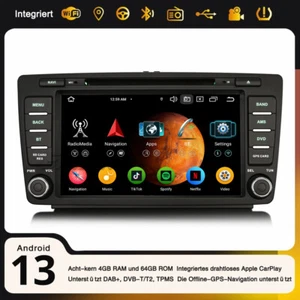 Android 14 Navi Autoradio Für Skoda Octavia Superb Yeti Roomster Rapid Spaceback - Bild 1 von 24