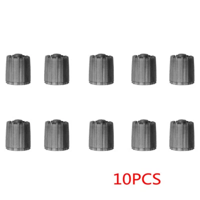 10PC Gray Car Tire Valve Stem Caps TPMS Tyre Caps with Gasket Car-Accessories - Image 1 of 4
