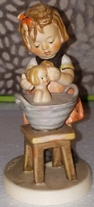 Hummel figurine 1965 5" "Doll Bath" 319 TMK 5 - Picture 1 of 9