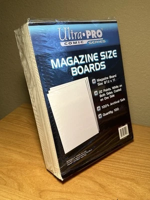 Placas de tamaño de cargador Ultra PRO Comic 8-1/2" x 11", 100 % seguras para archivos (100 quilates) Foto 1 de 4