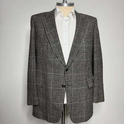 Kuppenheimer Mens Plaid Wool Blend Blazer 46L Sport Coat Jacket Single Breasted - Image 1 of 4