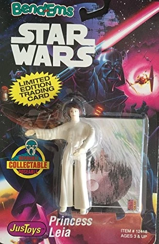 Figura Princesa Leia Bend-Ems Star Wars con Tarjeta Coleccionable Edición Limitada de Sta Foto 1 de 1