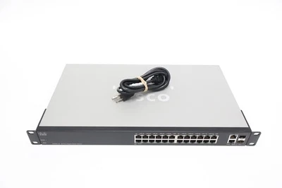 Cisco SG200-26 26-Port Rack Mountable Gigabit Smart Switch - Image 1 of 4