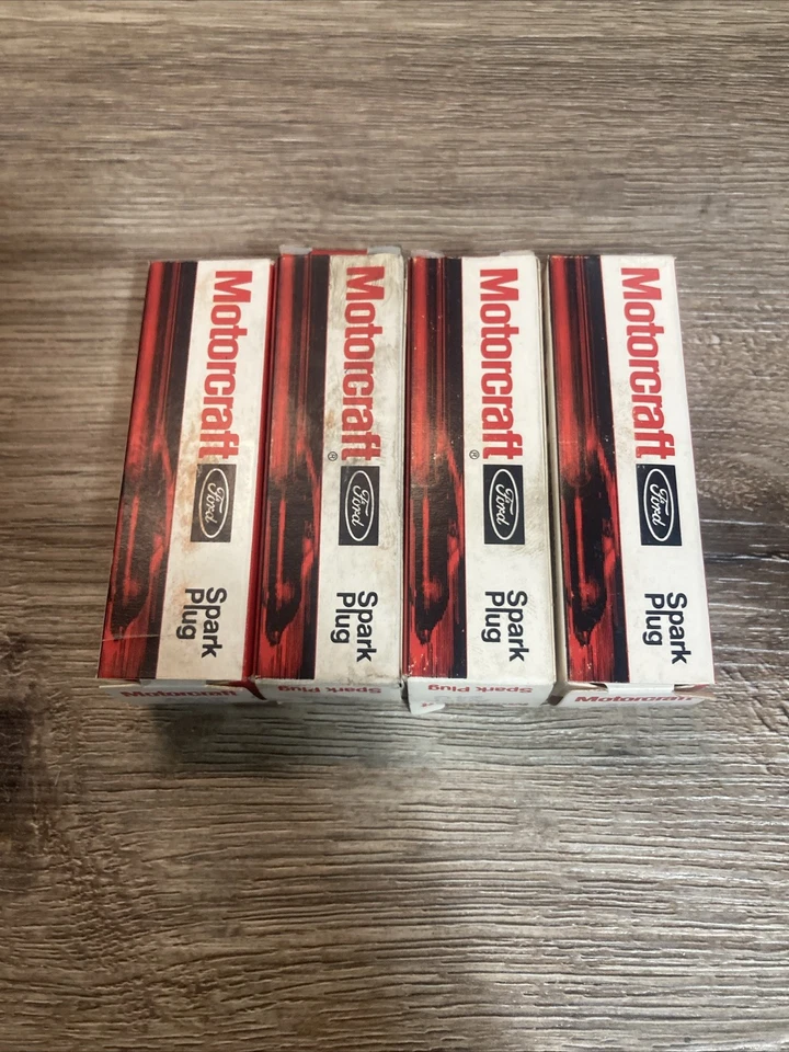 (4) Motorcraft AGSF24C Spark Plugs 1988-1990 Ford Escort 1.9L-L4 EFI  See Notes - Изображение 1 из 4