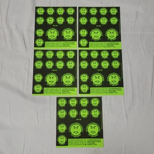 lotto di fogli adesivi 1972 Mr. YUK Pittsburgh controllo veleni ospedale pediatrico - Foto 1 di 6